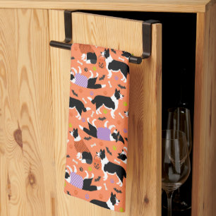 Linge De Cuisine Collie de frontière Halloween