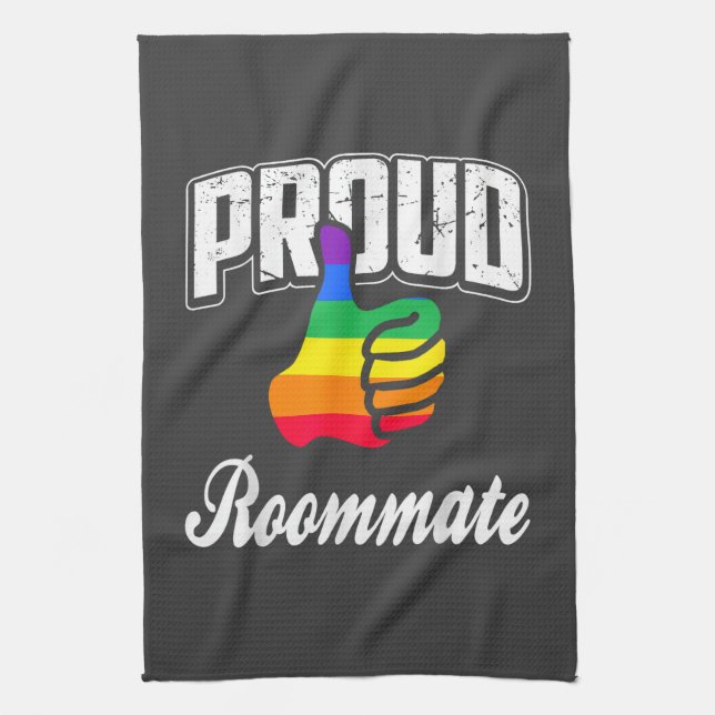 Linge De Cuisine  Colocataire Gay Pride (Vertical)