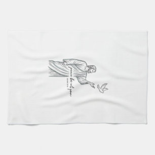 Linge De Cuisine Colombe Paix Soit Avec Vous Chemise Vintage Chréti