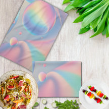 Coloré Psychédélique Rose Bleu Turquoise Pastel Bu