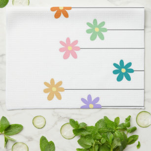 Linge De Cuisine Coloré Tropical Floral Botanique Printemps Été