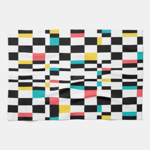 Linge De Cuisine Coloré, urbain, moderne, motif géométrique tendanc