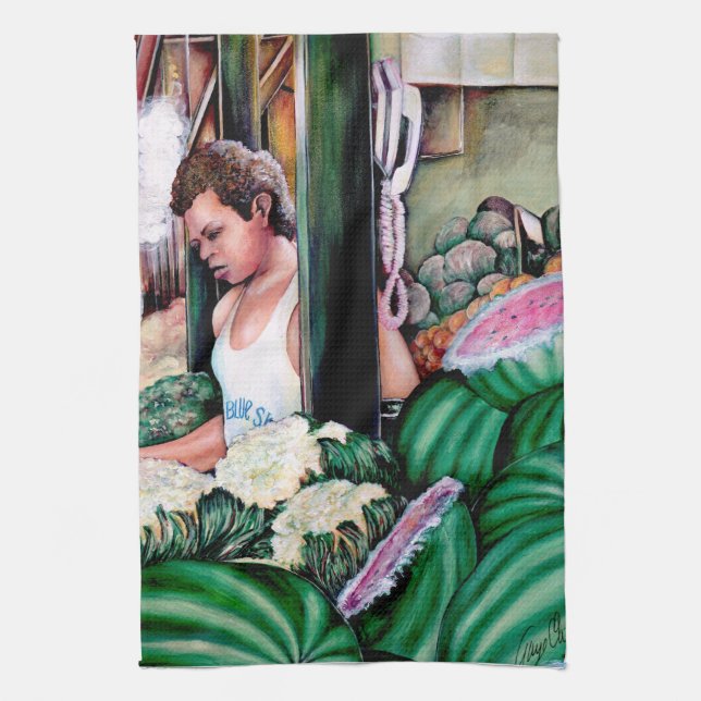 Linge De Cuisine Comment aimes-tu ces melons ? (Vertical)