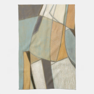 Linge De Cuisine Composition abstraite avec des couleurs amorties