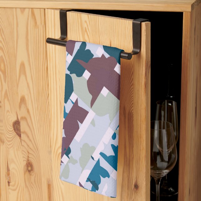 Linge De Cuisine Conception Abstraite Plaid 1 (Pliage en tiers)