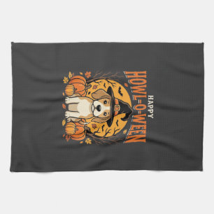 Linge De Cuisine Conception de Beagle Halloween Howl-O-Ween Chien C