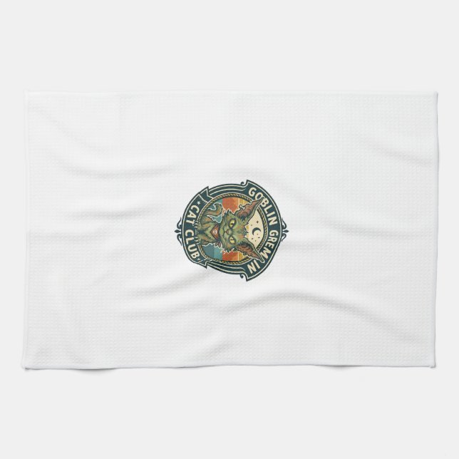 Linge De Cuisine Conception de chat mignon de lutin gremlin - Gobel (Horizontal)