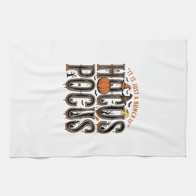 Linge De Cuisine Conception de chemise de citrouille d'Halloween Ho (Horizontal)