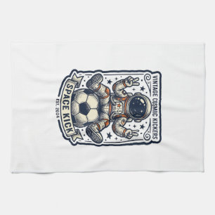 Linge De Cuisine Conception de chemise de signe de paix de football