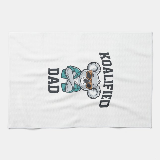 Linge De Cuisine Conception de chemise Koalified Papa Mignon Koala  (Horizontal)
