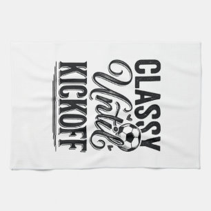 Linge De Cuisine Conception de chemise vintage de football Classy U