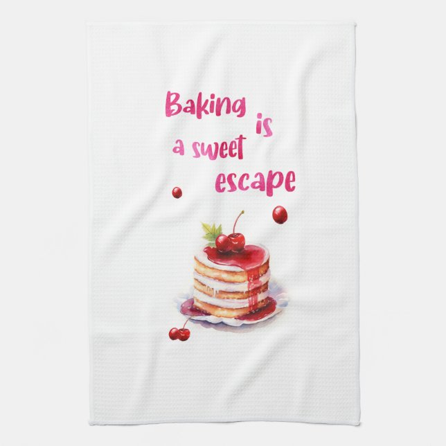 Linge De Cuisine Conception de gâteau sucré (Vertical)