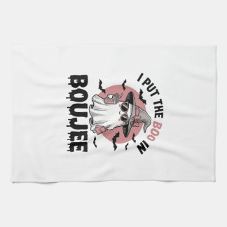 Linge De Cuisine Conception de gravure vintage Halloween fantôme Bo