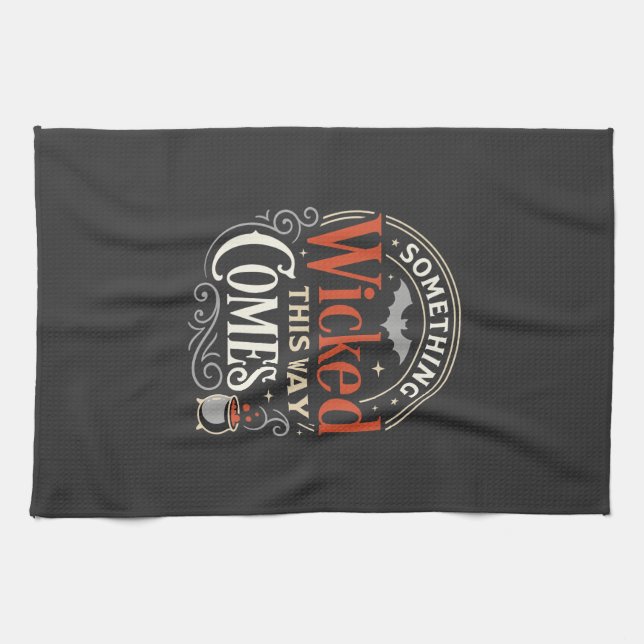 Linge De Cuisine Conception de Halloween Wicked This Way Comes_1 (Horizontal)