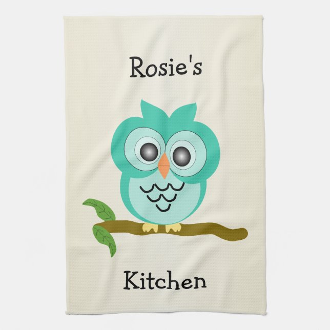 Linge De Cuisine Conception de hibou (Vertical)