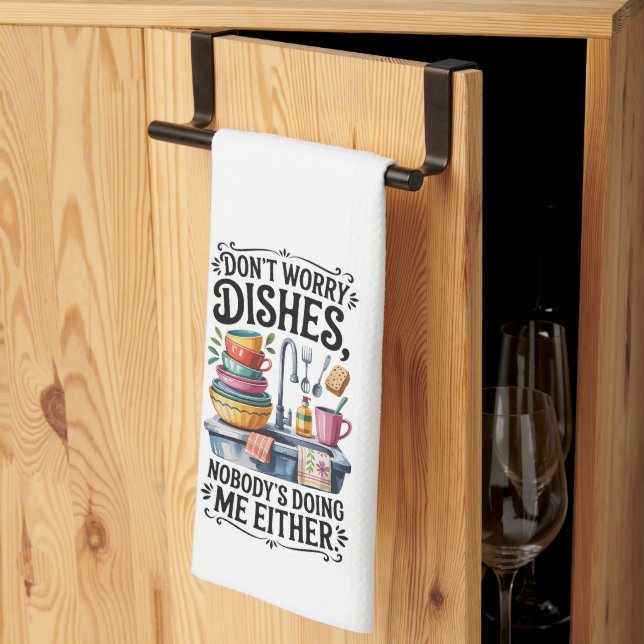 Linge De Cuisine Conception de la série Cuisine drôle #7 (Pliage en tiers)