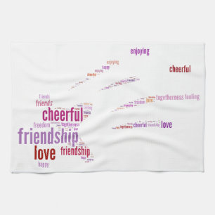 Linge De Cuisine Conception de mots positifs
