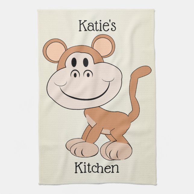 Linge De Cuisine Conception de singe (Vertical)