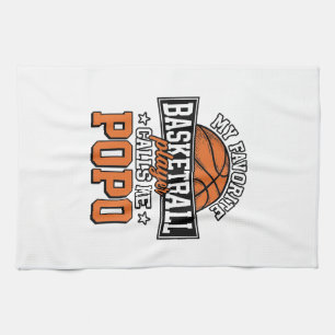 Linge De Cuisine Conception de sport vintage drôle de basketball Po