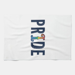 Linge De Cuisine Conception de T-Shirt avec lettrage arc-en-ciel Vi