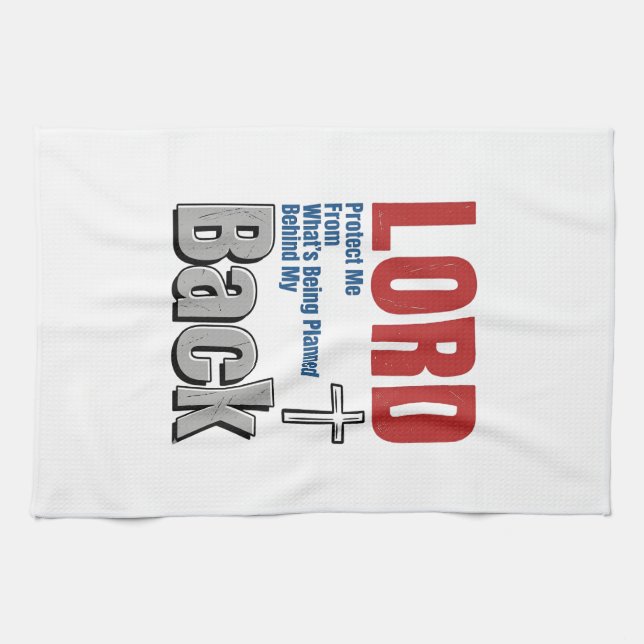 Linge De Cuisine Conception de t-shirt de foi chrétienne Lord Prote (Horizontal)
