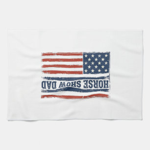 Linge De Cuisine Conception de T-shirt vintage avec drapeau américa
