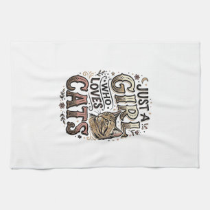 Linge De Cuisine Conception de typographie pour fille amoureuse de