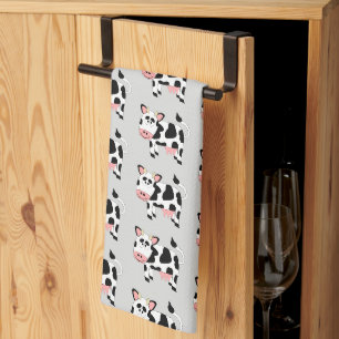 Linge De Cuisine Conception de vache sur fond de n'importe quelle c