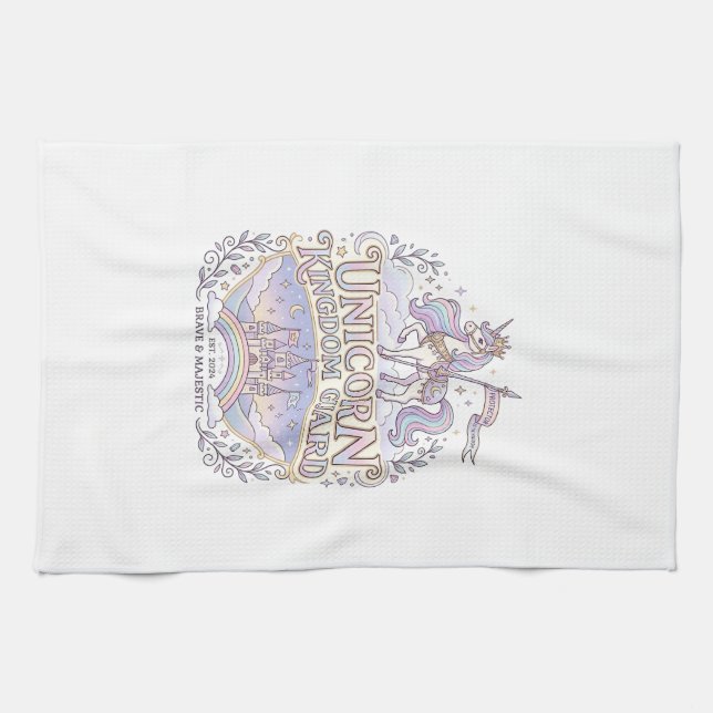 Linge De Cuisine Conception de vecteur de cadeau de licorne Wanderl (Horizontal)