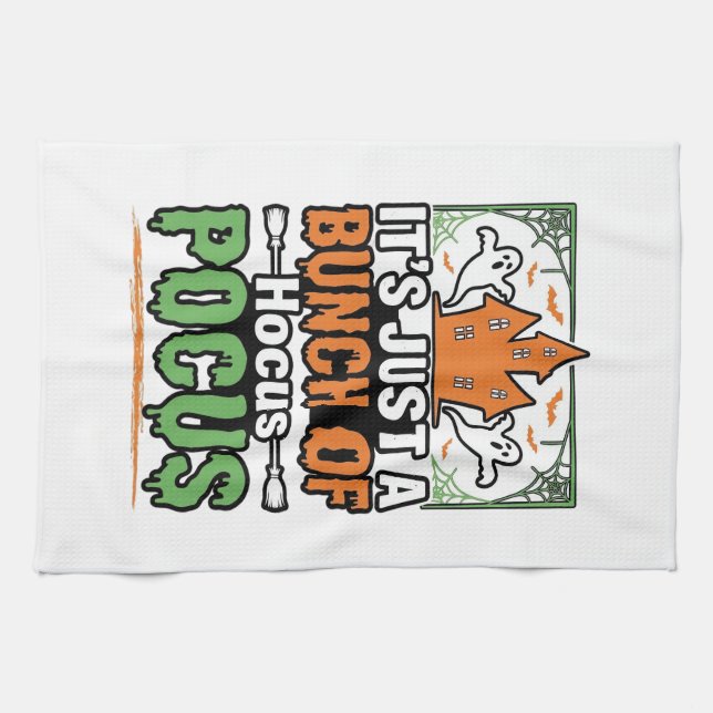 Linge De Cuisine Conception de vecteur de citation Hocus Pocus Hall (Horizontal)