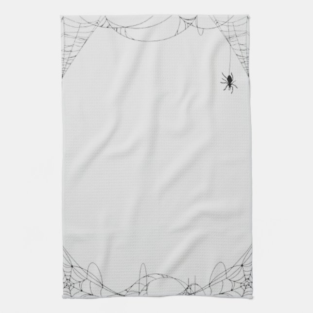 Linge De Cuisine Conception de webs Halloween (Vertical)