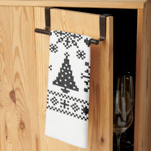 Linge De Cuisine Conception d'échantillonneur à motif croisé pour a