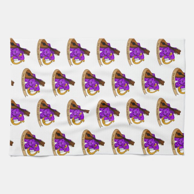 Linge De Cuisine Conception des dés de série (Horizontal)