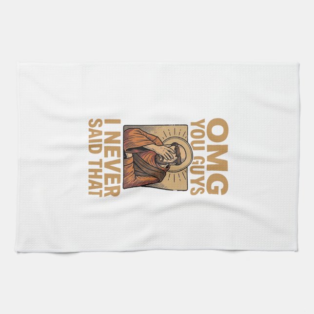 Linge De Cuisine Conception drôle de T-shirt de citation religieuse (Horizontal)