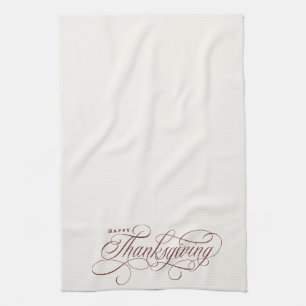 Linge De Cuisine Conception élégante de scripts de Bon thanksgiving