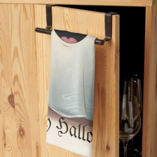 Linge De Cuisine Conception Halloween d'un ami fantomatique adorabl