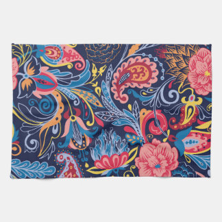 Linge De Cuisine Conception Motif vintage Paisley sans faille