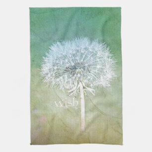 Linge De Cuisine Conception rêveuse de souhait de pissenlit