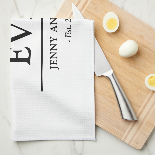 Linge De Cuisine Conception simple personnalisée Meilleure maman qu (Quart Plié)