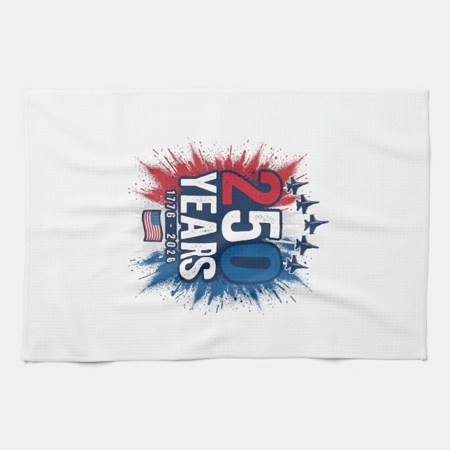 Linge De Cuisine Conception vectorielle pour le 250e anniversaire d (Horizontal)