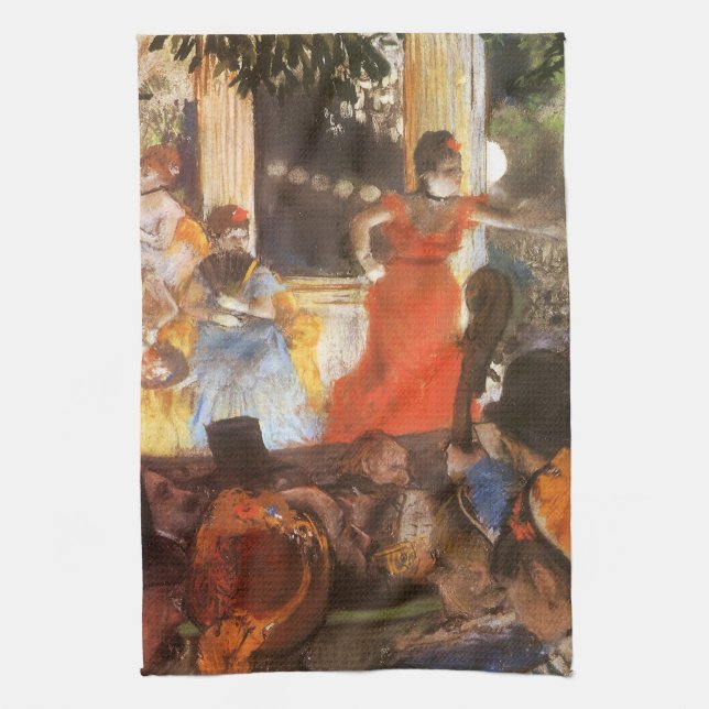 Linge De Cuisine Concert Café aux Ambassadeurs par Edgar Degas (Vertical)
