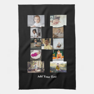 Linge De Cuisine Concevez votre propre lettre H photo Collage