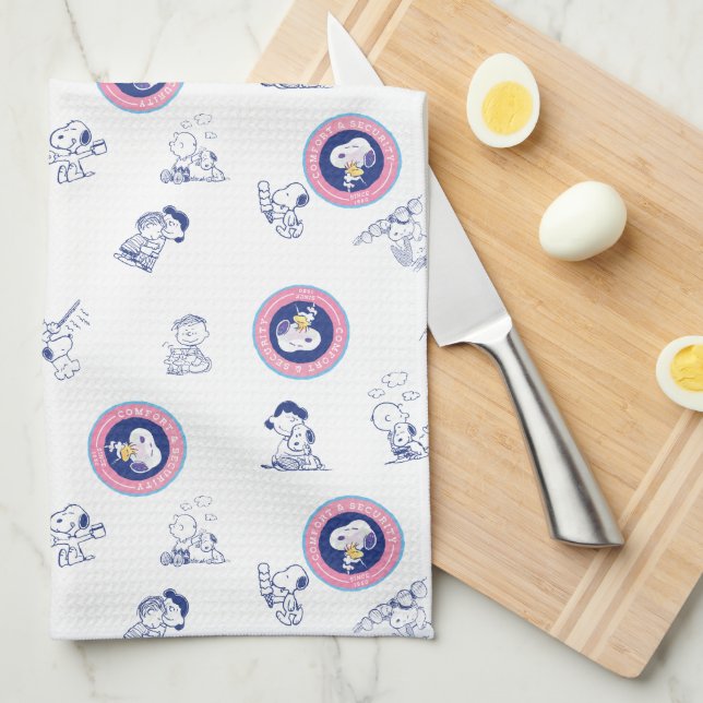 Linge De Cuisine Confort et sécurité | Confort et Motif de sécurité (Quart Plié)