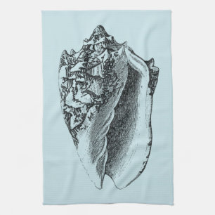 Linge De Cuisine Conque Shell d'Aqua