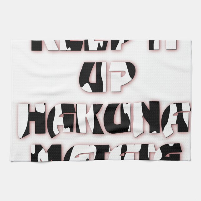 Linge De Cuisine Conserver / Hakuna Matata (Horizontal)