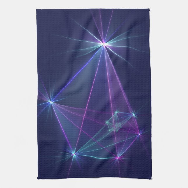 Linge De Cuisine Constellation, Art Fractal Abstrait Fantastique (Vertical)