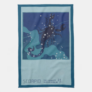 Linge De Cuisine Constellation du Scorpion, Astrologie du Zodiaque