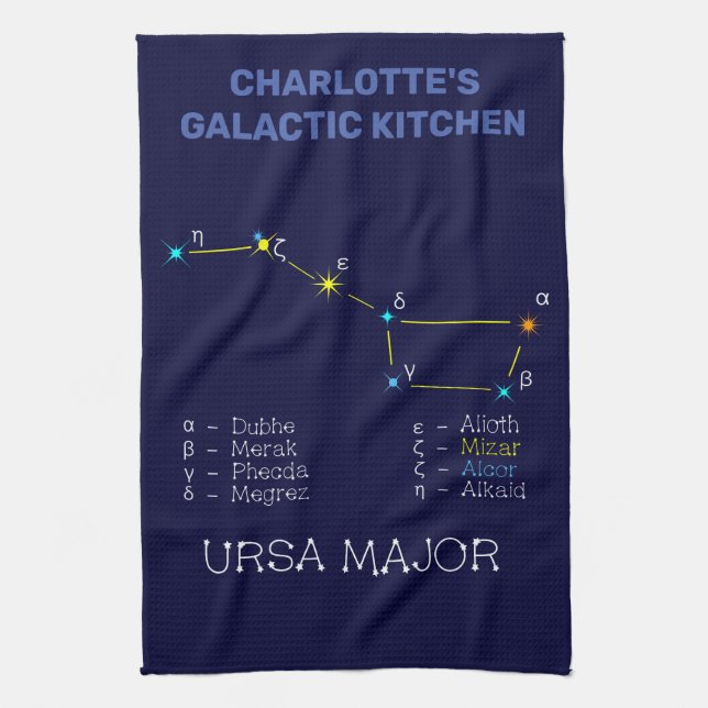 Linge De Cuisine Constellation Ursa major (Vertical)