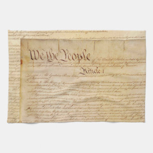 LINGE DE CUISINE CONSTITUTION DES USA