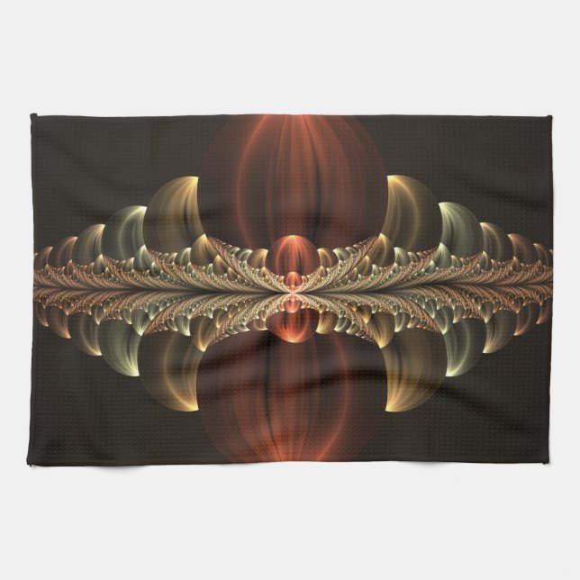 Linge De Cuisine Construction d'Imaginaires Art Fractal Abstrait br (Horizontal)
